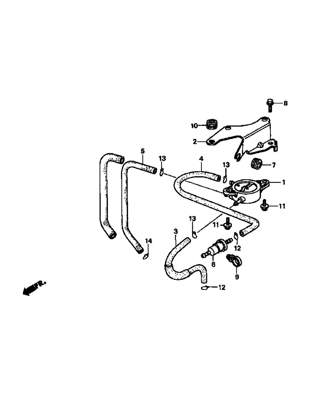 Gxv620k1 Fuel Pump Diagram and Parts List for M48-HN 53AB5E6V750-20-HP Cub Cadet Lawn Tractor